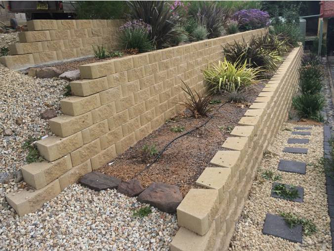 Choka Block Dry Stack Retaining Wall System